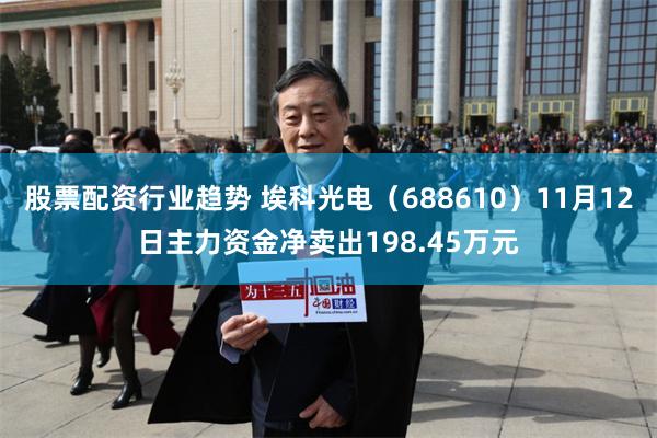 股票配资行业趋势 埃科光电（688610）11月12日主力资金净卖出198.45万元