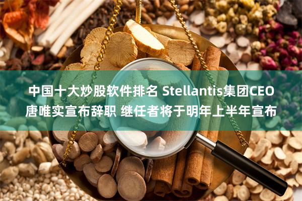 中国十大炒股软件排名 Stellantis集团CEO唐唯实宣布辞职 继任者将于明年上半年宣布