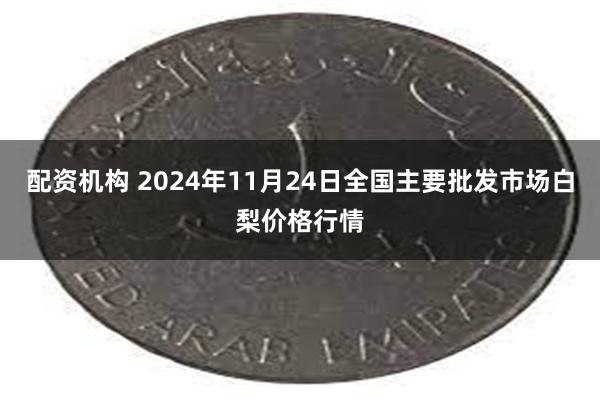 配资机构 2024年11月24日全国主要批发市场白梨价格行情